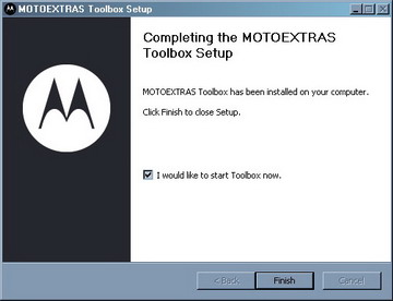 MOTOEXTRAS TOOLBOX installation